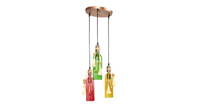 Moussa Multicolour Iron Hanging Lights (multi-color) by Urban Ladder - Front View Design 1 - 798673