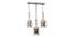 Nikko White Iron Hanging Lights (White) by Urban Ladder - Front View Design 1 - 798676