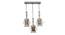 Denzel White Iron Hanging Lights (White) by Urban Ladder - Front View Design 1 - 798677