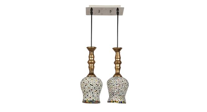 Jenny Grey Iron Hanging Lights (Grey) by Urban Ladder - Front View Design 1 - 798678