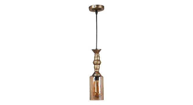 Sandra Gold Iron Hanging Lights (Gold) by Urban Ladder - Front View Design 1 - 798685