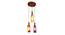 Jessy Multicolour Iron Hanging Lights (multi-color) by Urban Ladder - Design 1 Side View - 798687