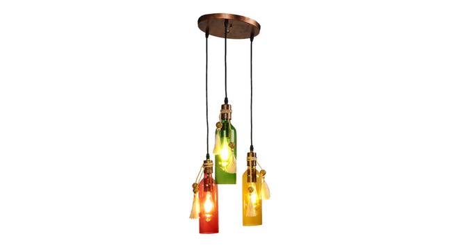 Moussa Multicolour Iron Hanging Lights (multi-color) by Urban Ladder - Design 1 Side View - 798688