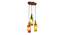 Moussa Multicolour Iron Hanging Lights (multi-color) by Urban Ladder - Design 1 Side View - 798688