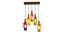 Lyam Multicolour Iron Hanging Lights (multi-color) by Urban Ladder - Design 1 Side View - 798689