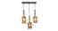 Denzel White Iron Hanging Lights (White) by Urban Ladder - Design 1 Side View - 798692