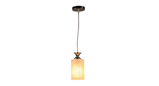 Floryan White Iron Hanging Lights (White) by Urban Ladder - Design 1 Side View - 798694
