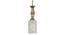Keane Gold Iron Hanging Lights (Gold) by Urban Ladder - Design 1 Side View - 798696