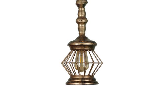 Louise Gold Iron Hanging Lights (Gold) by Urban Ladder - Design 1 Side View - 798697