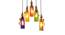 Lyam Multicolour Iron Hanging Lights (multi-color) by Urban Ladder - Ground View Design 1 - 798704