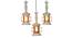 Nikko White Iron Hanging Lights (White) by Urban Ladder - Ground View Design 1 - 798706