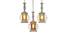 Denzel White Iron Hanging Lights (White) by Urban Ladder - Ground View Design 1 - 798707