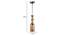 Sandra Gold Iron Hanging Lights (Gold) by Urban Ladder - Design 1 Dimension - 798715