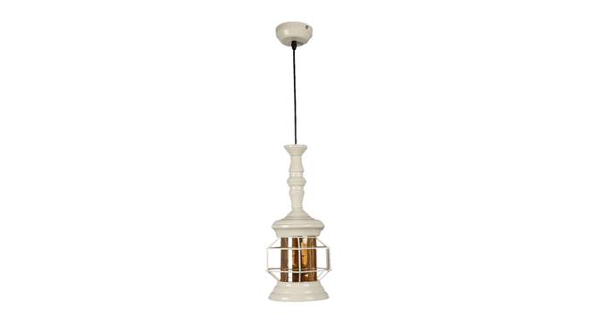 Laurie White Iron Hanging Lights (White) by Urban Ladder - Front View Design 1 - 798739