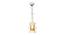 Altheda White Iron Hanging Lights (White) by Urban Ladder - Design 1 Side View - 798770