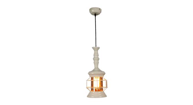 Laurie White Iron Hanging Lights (White) by Urban Ladder - Design 1 Side View - 798771