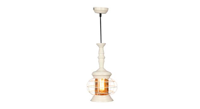 Sallyanne White Iron Hanging Lights (White) by Urban Ladder - Design 1 Side View - 798772
