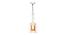 Sallyanne White Iron Hanging Lights (White) by Urban Ladder - Design 1 Side View - 798772