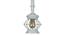 Margaret White Iron Hanging Lights (White) by Urban Ladder - Design 1 Side View - 798776