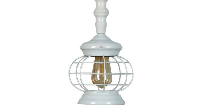 Maxine White Iron Hanging Lights (White) by Urban Ladder - Design 1 Side View - 798779