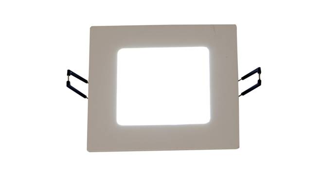 Nathanael White Iron Ceiling Lights (White) by Urban Ladder - Design 1 Side View - 798783