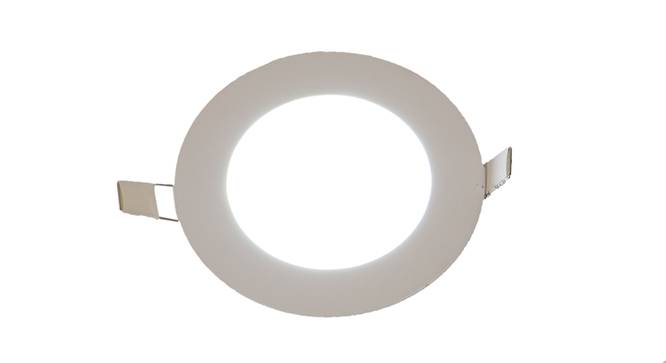 Nathaniel White Iron Ceiling Lights (White) by Urban Ladder - Design 1 Side View - 798784