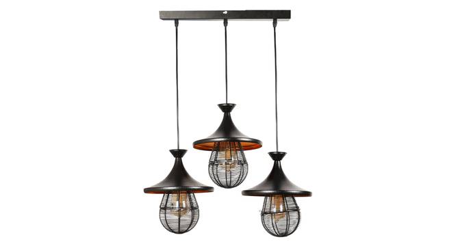Cameron Black Aluminium Hanging Lights (Black) by Urban Ladder - Front View Design 1 - 798795