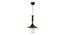Lourence Black Aluminium Hanging Lights (Black) by Urban Ladder - Front View Design 1 - 798802