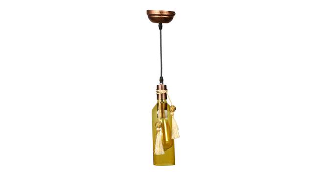 Florella Yellow Iron Hanging Lights (Yellow) by Urban Ladder - Front View Design 1 - 798806
