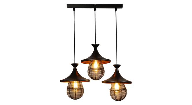 Cameron Black Aluminium Hanging Lights (Black) by Urban Ladder - Design 1 Side View - 798819