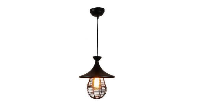 Truman Black Aluminium Hanging Lights (Black) by Urban Ladder - Design 1 Side View - 798824