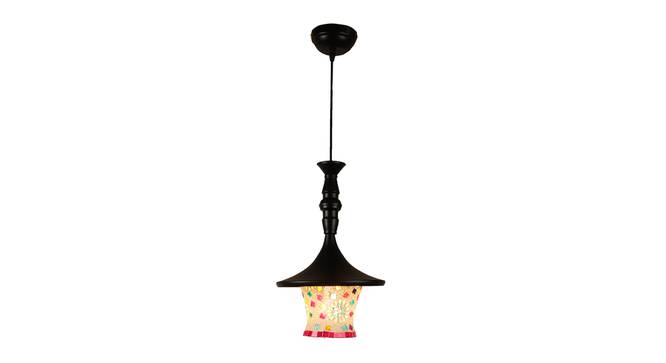 Olivio Black Aluminium Hanging Lights (Black) by Urban Ladder - Design 1 Side View - 798833