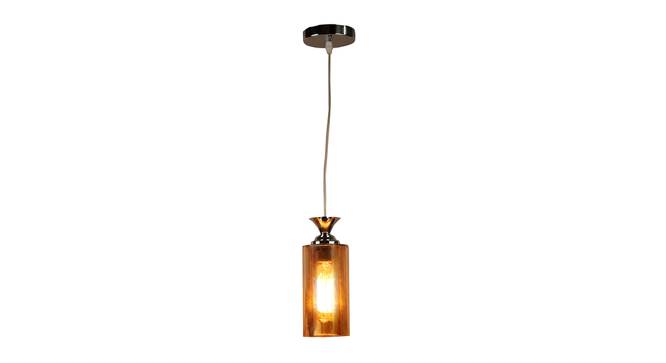 Elthea yellow Iron Hanging Lights (Yellow) by Urban Ladder - Design 1 Side View - 798838