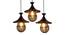 Cameron Black Aluminium Hanging Lights (Black) by Urban Ladder - Ground View Design 1 - 798856