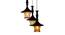Anton Black Aluminium Hanging Lights (Black) by Urban Ladder - Ground View Design 1 - 798858