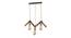 Darla Gold PVC Hanging Lights (Gold) by Urban Ladder - Front View Design 1 - 798869