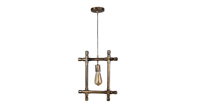 Daffie Gold PVC Hanging Lights (Gold) by Urban Ladder - Front View Design 1 - 798873