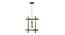 Daffie Gold PVC Hanging Lights (Gold) by Urban Ladder - Front View Design 1 - 798873