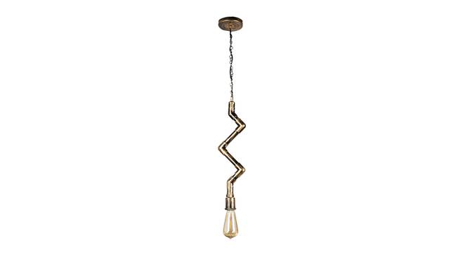 Daffy Gold PVC Hanging Lights (Gold) by Urban Ladder - Front View Design 1 - 798875