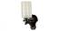 Leina Black MDF Wall Lights (Black) by Urban Ladder - Front View Design 1 - 798876