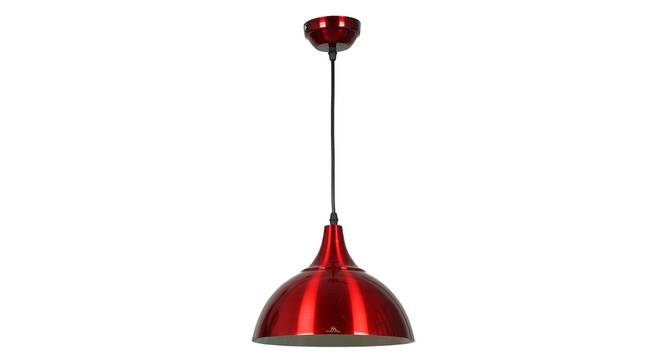 Leslie Red Aluminium Hanging Lights (Red) by Urban Ladder - Front View Design 1 - 798882