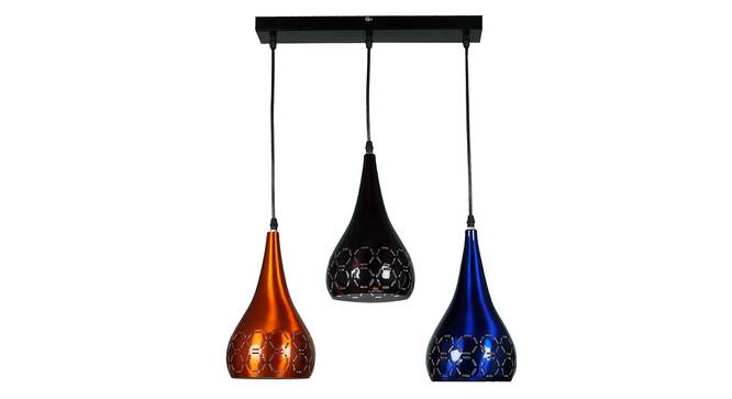 Zadie Multicolour Aluminium Hanging Lights (multi-color) by Urban Ladder - Front View Design 1 - 798883