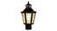 Ange Black Iron Gate Light (Black) by Urban Ladder - Design 1 Side View - 798885