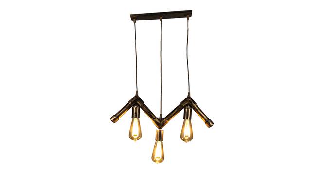 Darla Gold PVC Hanging Lights (Gold) by Urban Ladder - Design 1 Side View - 798890