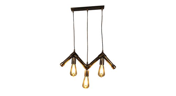 Darla Gold PVC Hanging Lights (Gold) by Urban Ladder - Design 1 Side View - 798890