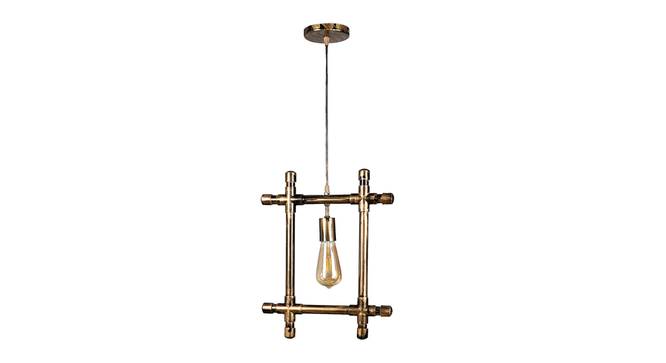 Daffie Gold PVC Hanging Lights (Gold) by Urban Ladder - Design 1 Side View - 798891
