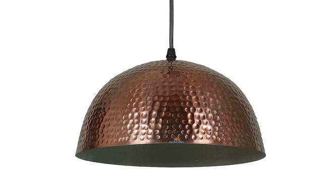 Jean brown Aluminium Hanging Lights (Brown) by Urban Ladder - Design 1 Side View - 798898