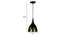 Gwendolyn Black Aluminium Hanging Lights (Black) by Urban Ladder - Design 1 Dimension - 798899