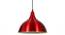 Leslie Red Aluminium Hanging Lights (Red) by Urban Ladder - Design 1 Side View - 798900