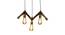 Darla Gold PVC Hanging Lights (Gold) by Urban Ladder - Ground View Design 1 - 798907